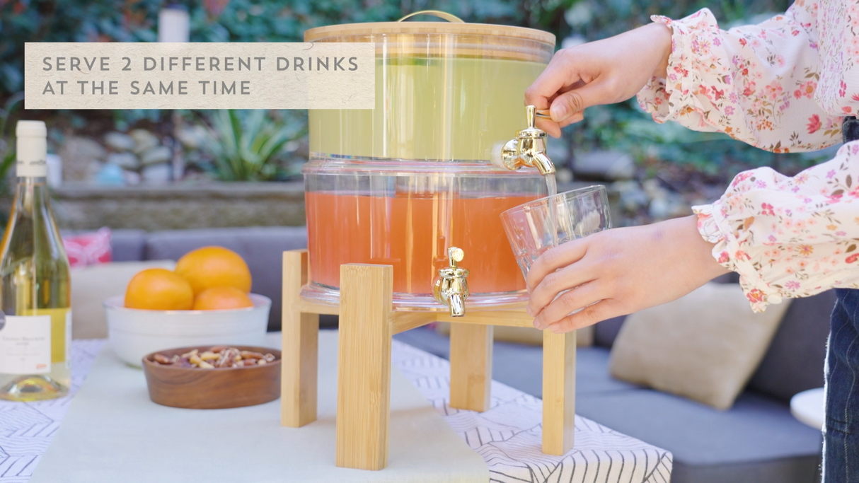 Outdoor Double Drink Dispenser