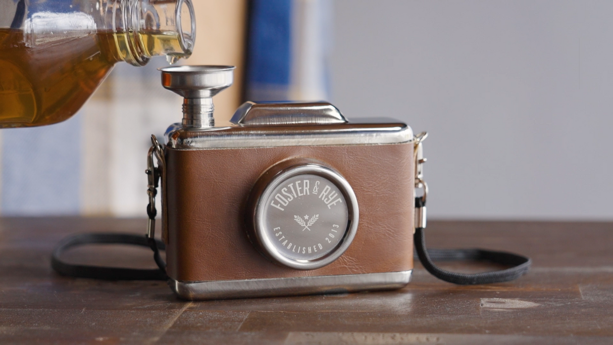 Snapshot 11 oz Stainless Steel Flask