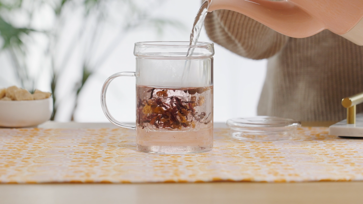 Blake Glass Infuser Mug