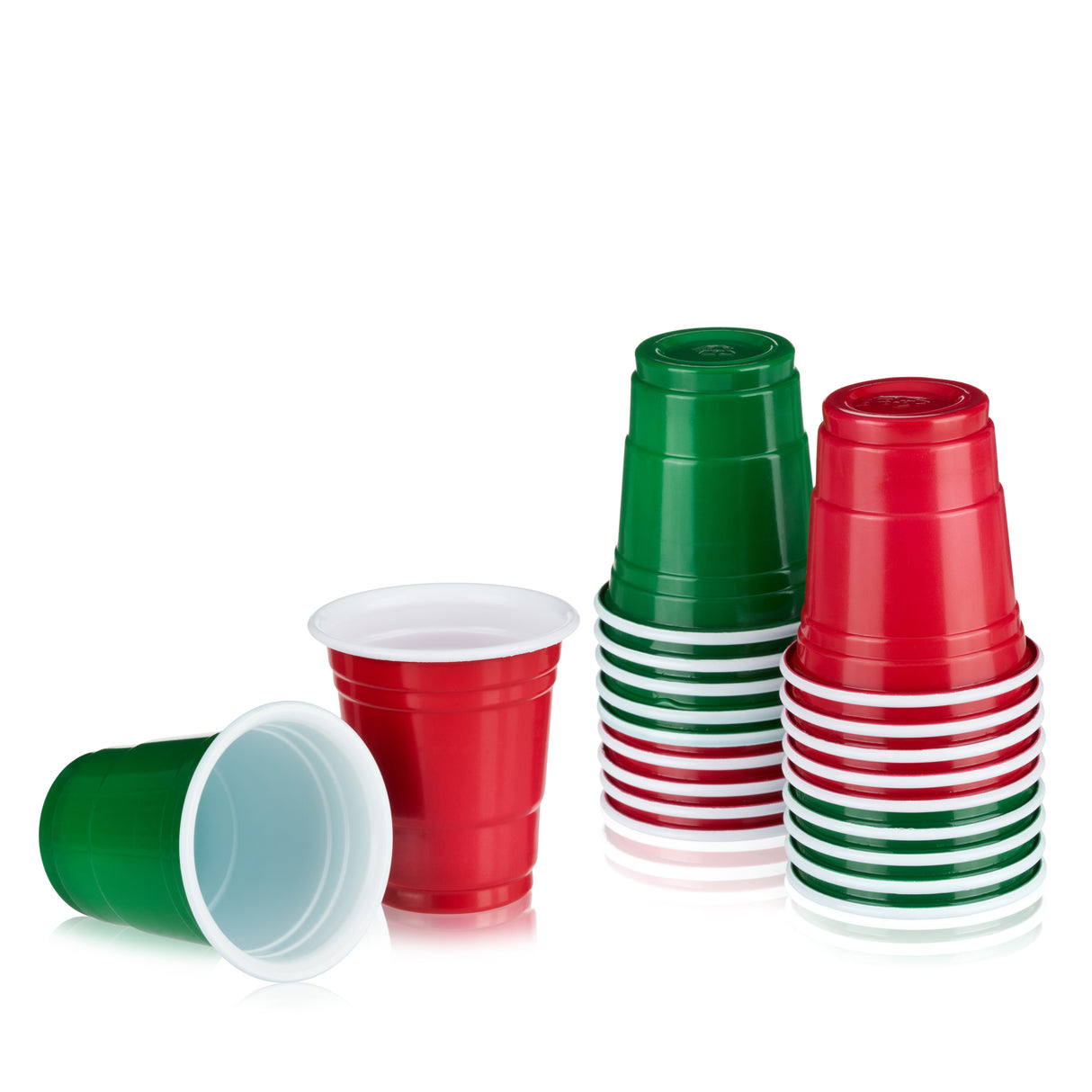 Party 2 oz Lil Jollys Mini Plastic Shot Cups, Set of 20