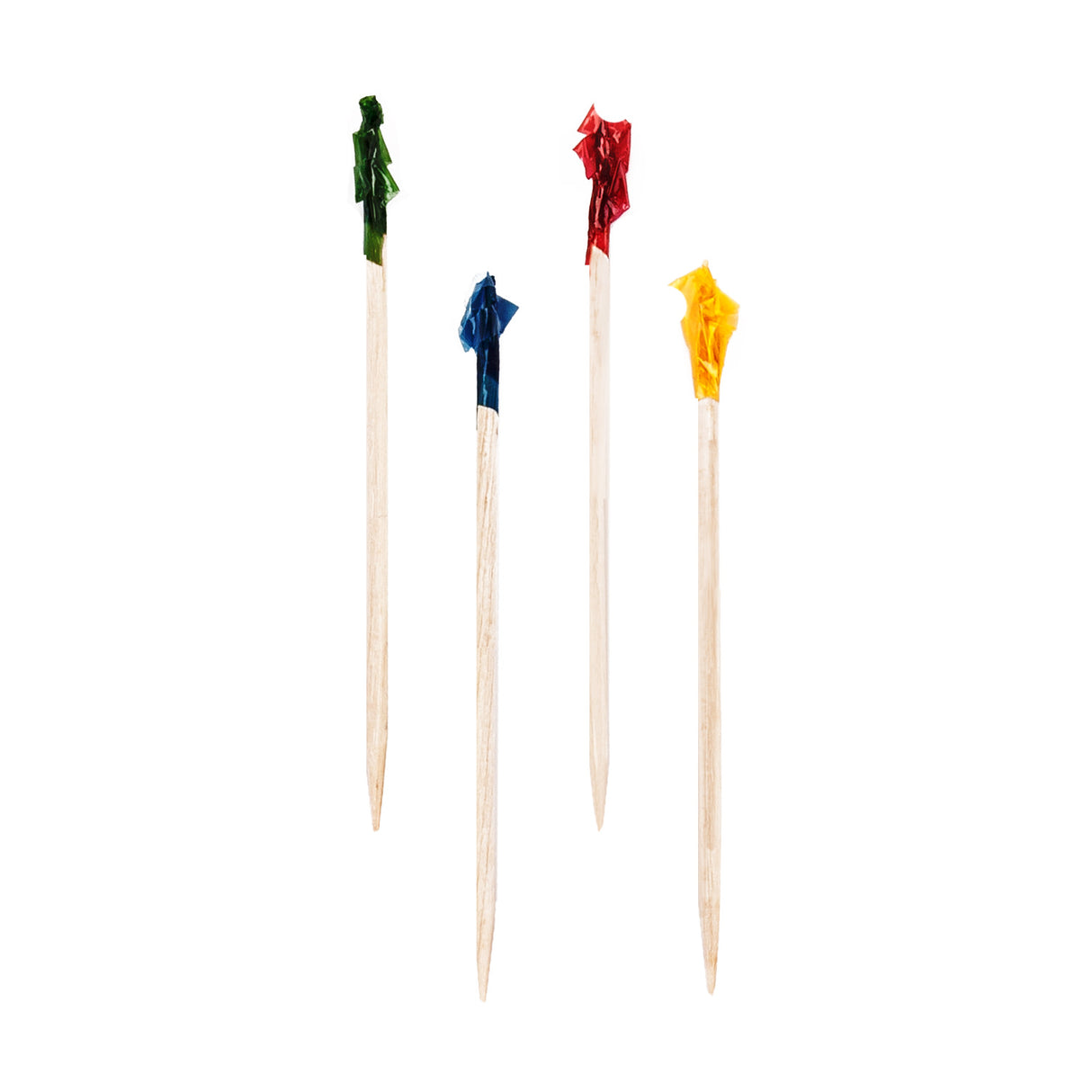 Party Frilled Appetizer Picks in Assorted Colors, 50ct