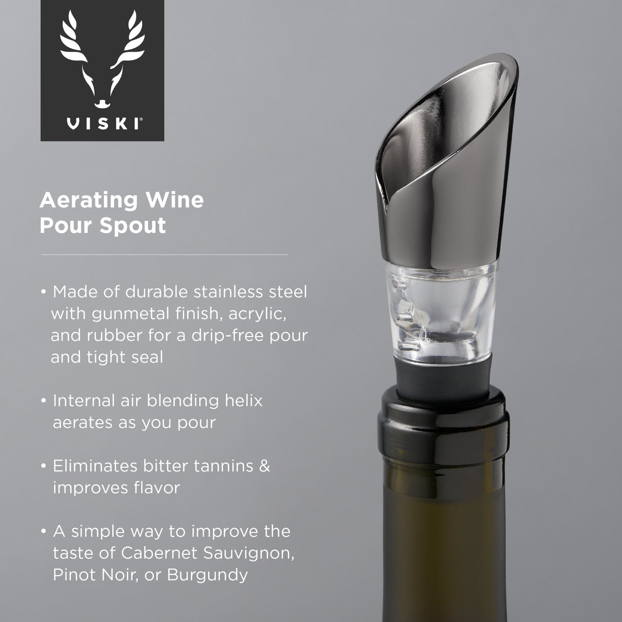 Warren Aerating Pour Spout in Gunmetal