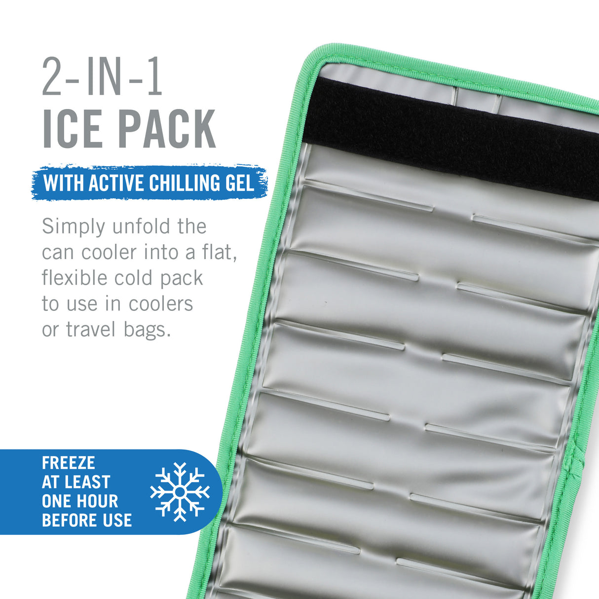 Insta-Chill Slim Can Sleeve in Green