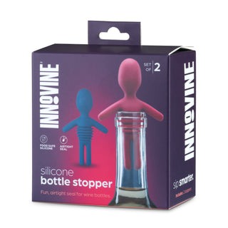 Silicone Bottle Stopper, Set of 2