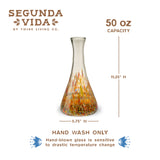 Segunda Vida Artistico Recycled Wine Decanter