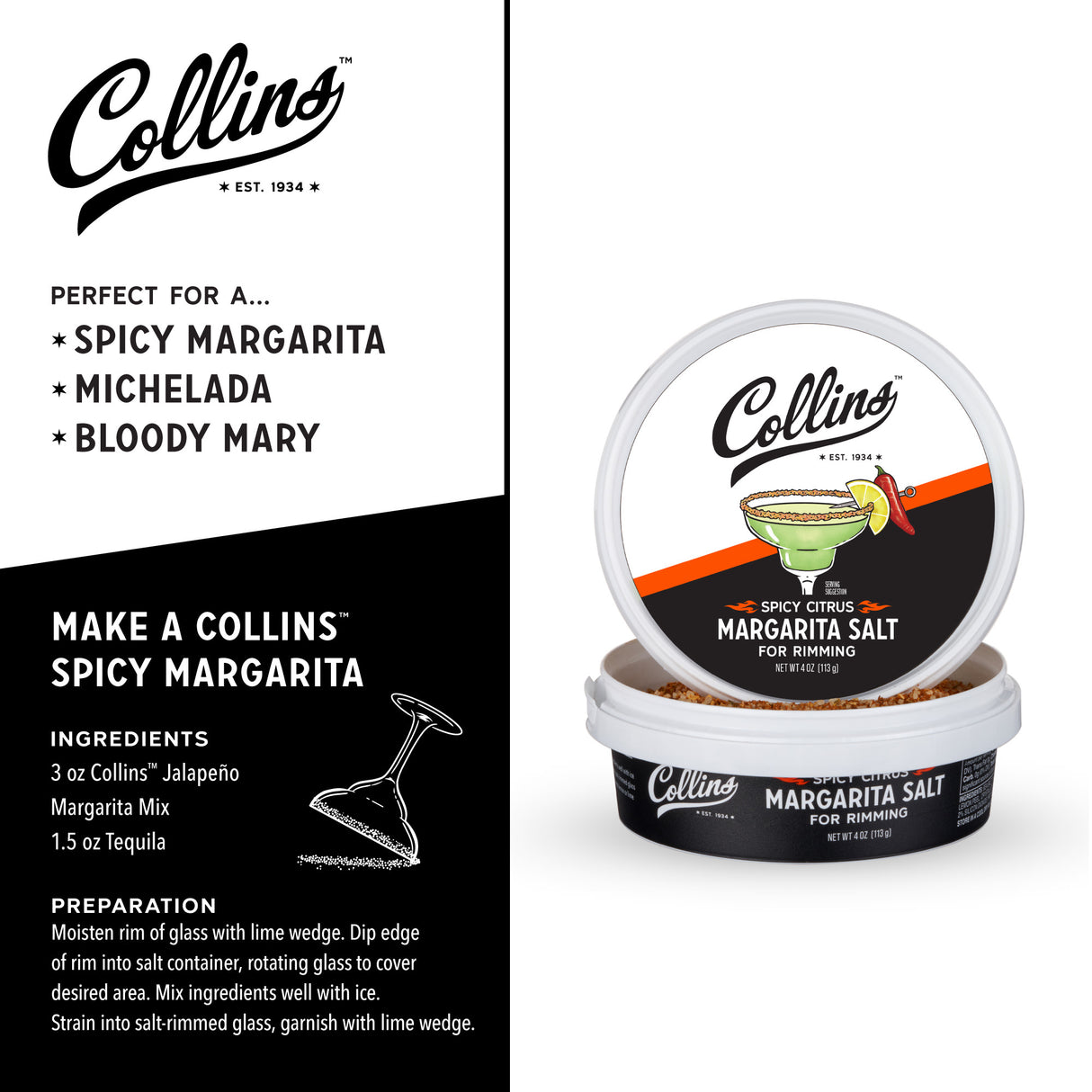 Spicy Citrus Margarita Salt, 4 oz