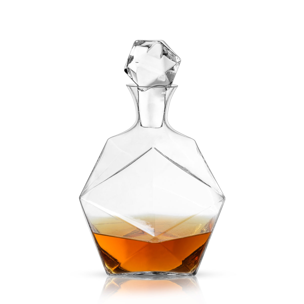 Seneca Faceted Crystal Liquor Decanter