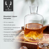 Mountain Crystal Liquor Decanter