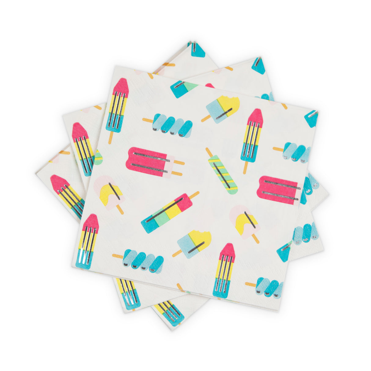 Ice Lolly Dinner Napkins, Set of 20