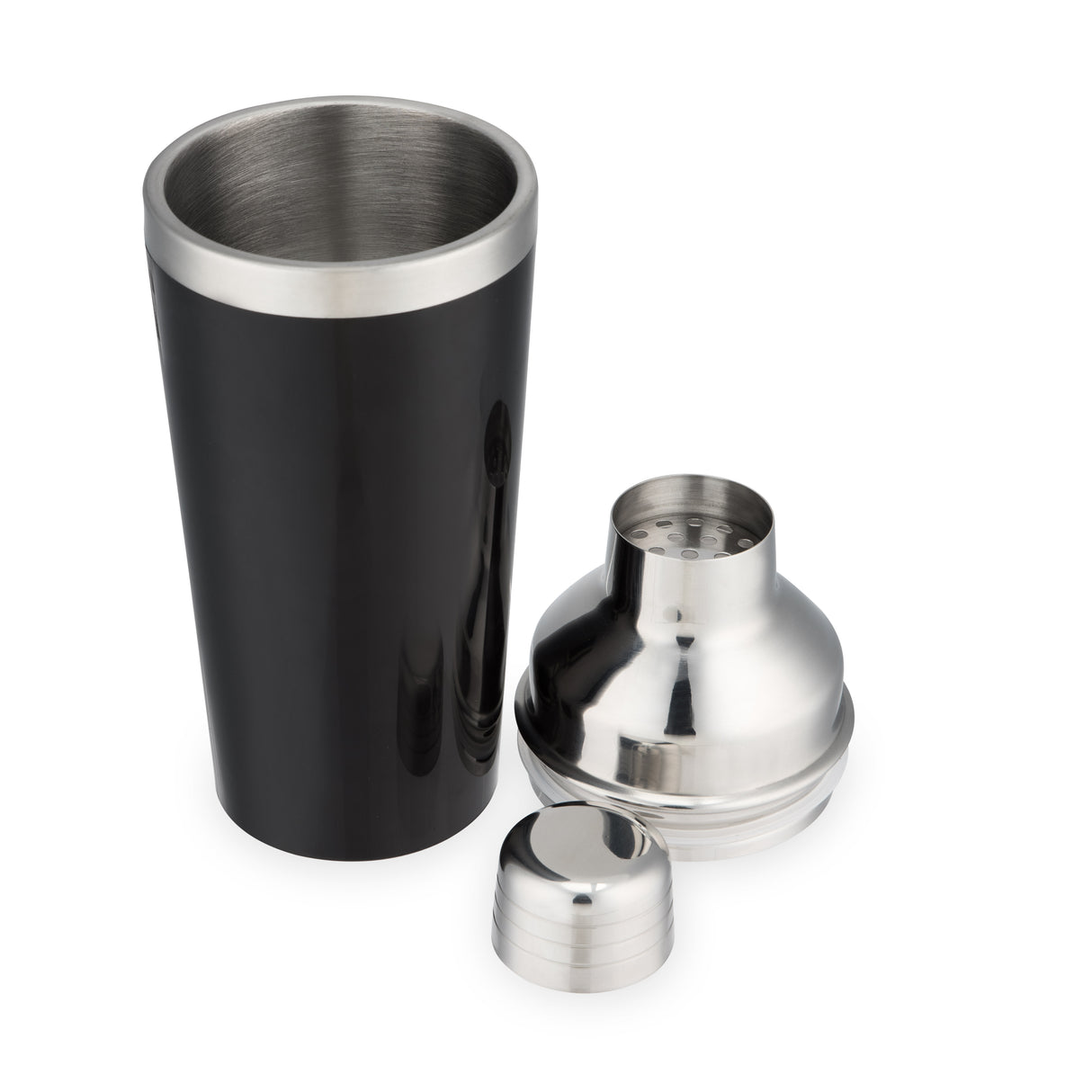 Streamline 16 oz Cocktail Shaker in Assorted Black and White