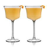 Raye Angled Crystal Sour Glasses, Set of 2