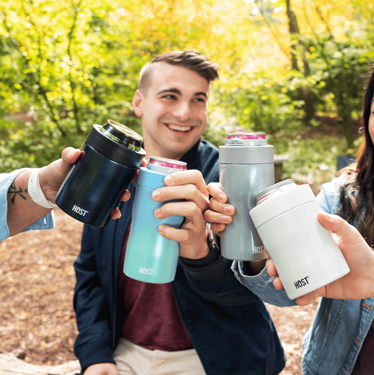 Stay-Chill Standard Can Cooler in Galaxy Black