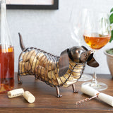 Woof Dachshund Cork Holder Display