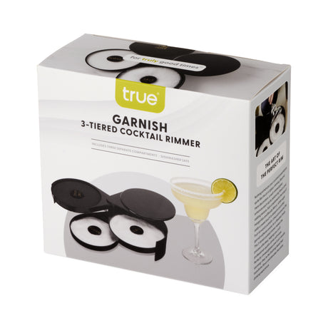 Garnish 3-Tiered Cocktail Rimmer