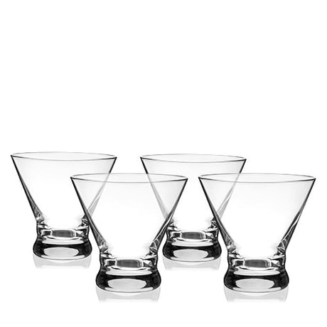 Stemless Martini Glasses, Set of 4