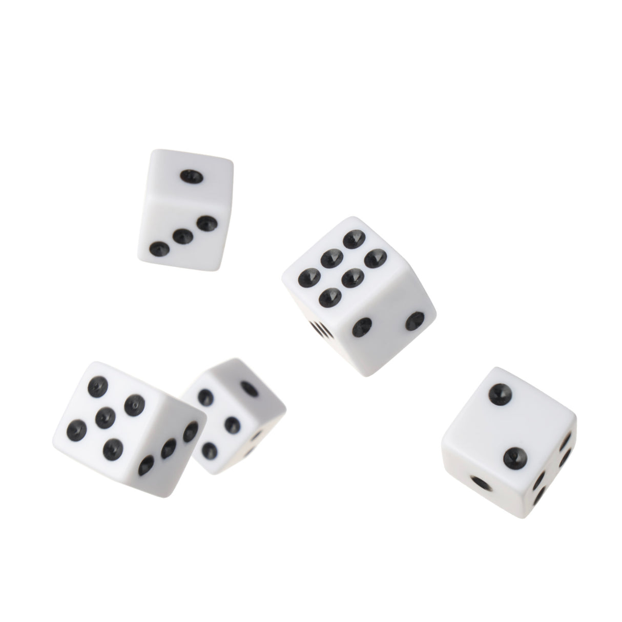 Playing Dice, Set of 5