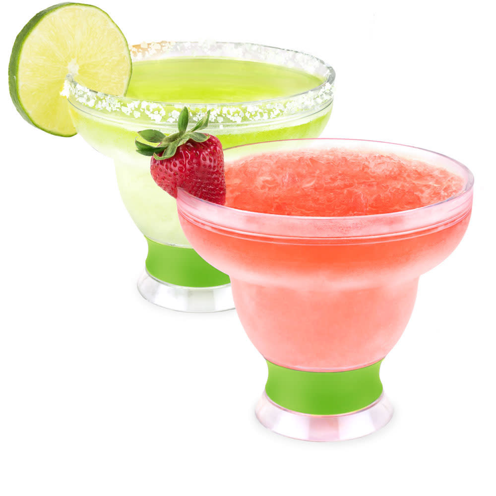 Margarita FREEZE Cooling Cup in Green, Set of 2