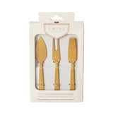 Cheese Knife in Gold, Set of 3