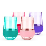 Wine FREEZE XL Cooling Cup in Tinted, Set of 4