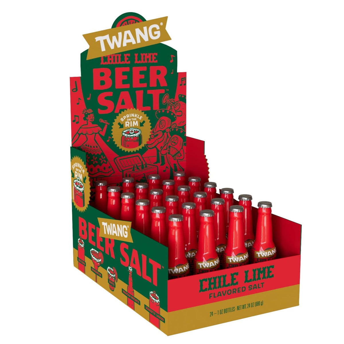 Twang Chile Lime Beer Salt, CDU 24ct