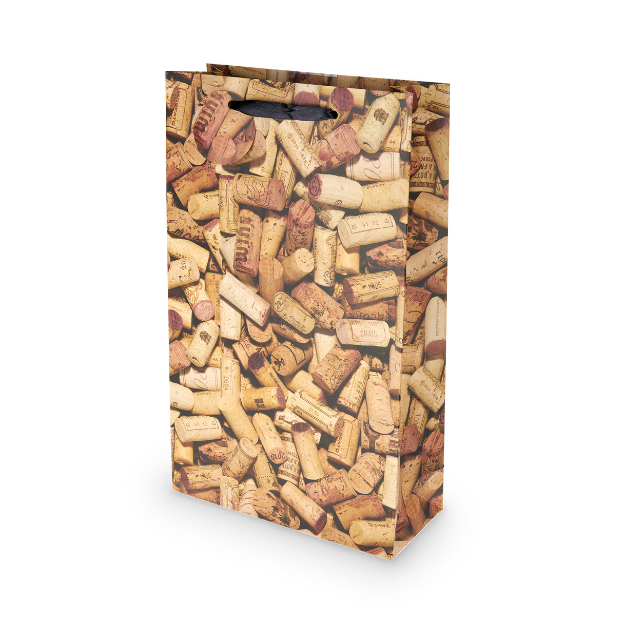 Wine Corks Two Bottle Wine Bag