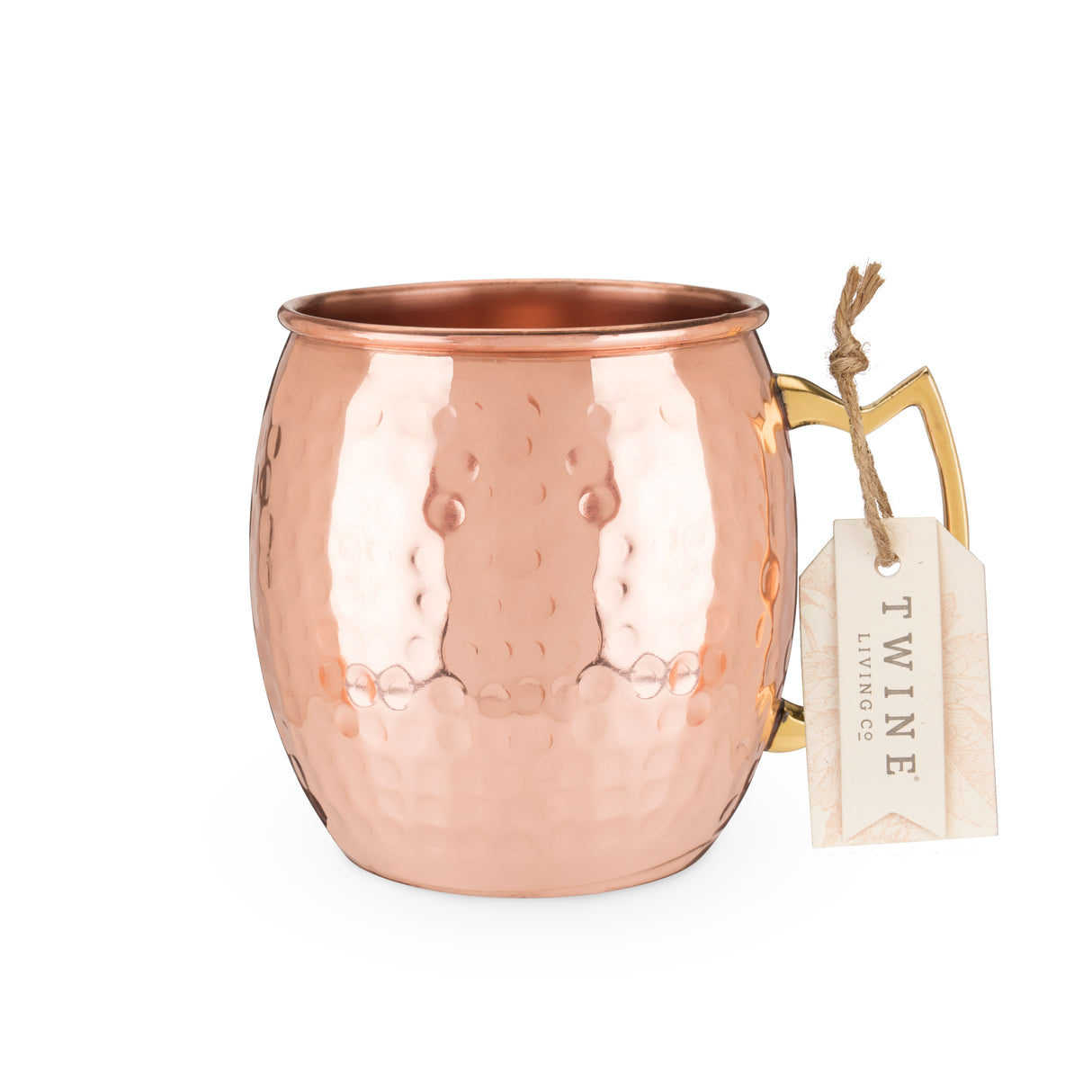 Hammered Moscow Mule Mug in Copper