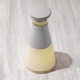 Glass FREEZE Carafe with Lid in Gray