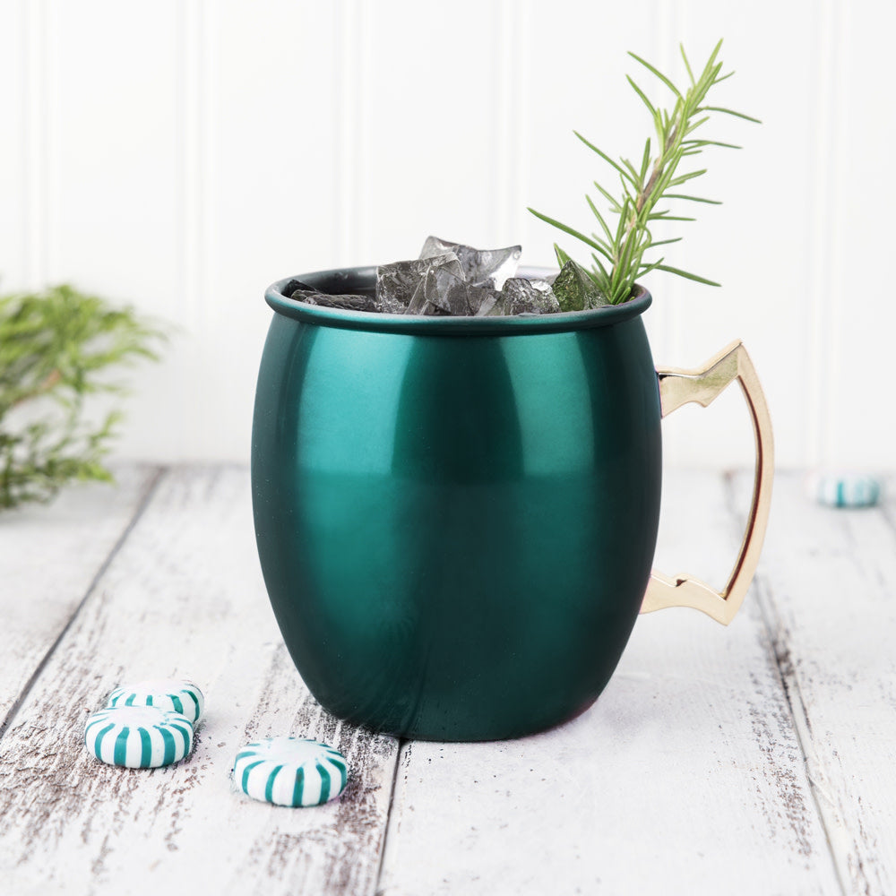 Moscow Mule Mug in Emerald Green