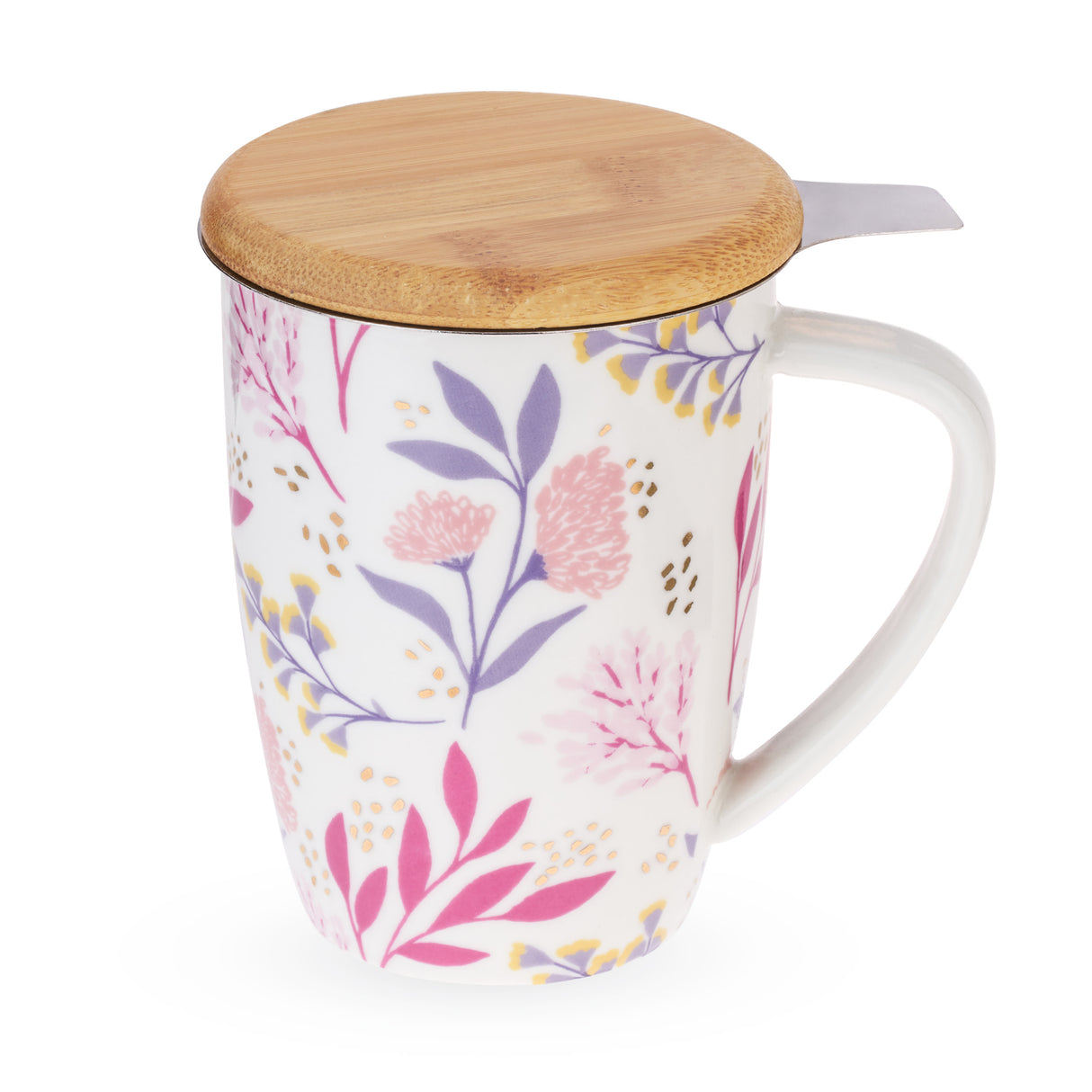 Bailey Botanical Bliss Ceramic Tea Infuser Mug