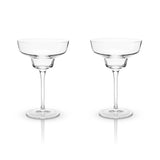 Raye Crystal Angled Margarita Glasses, Set of 2