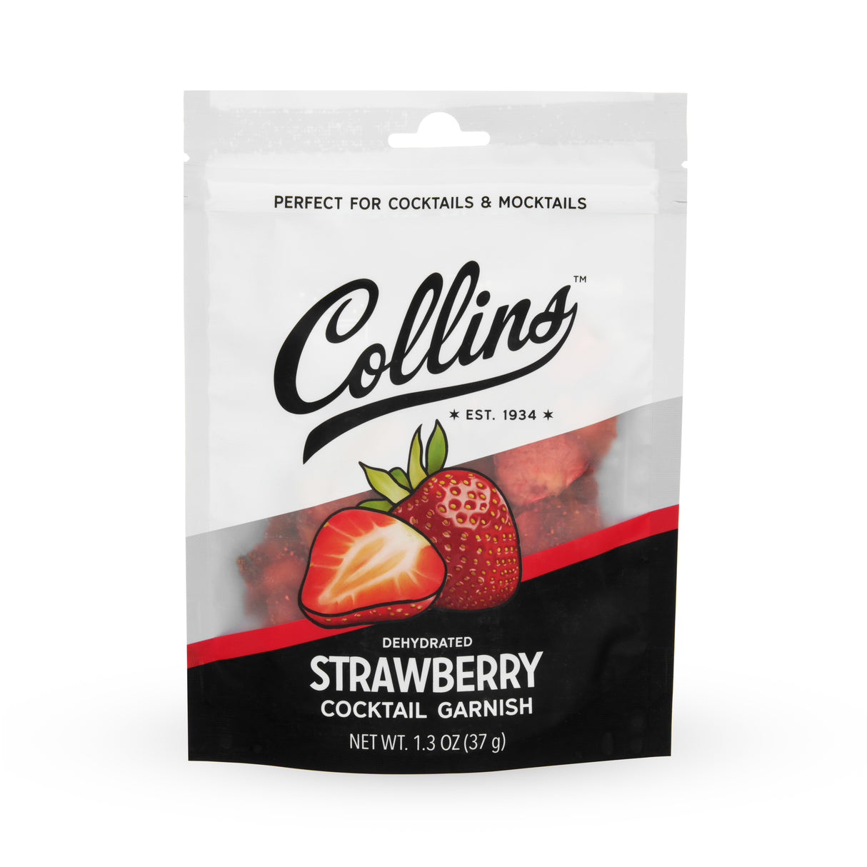 Dehydrated Strawberry Cocktail Garnish, 1.3 oz