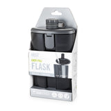 Easy-Fill 6 oz Plastic Flask in Grey