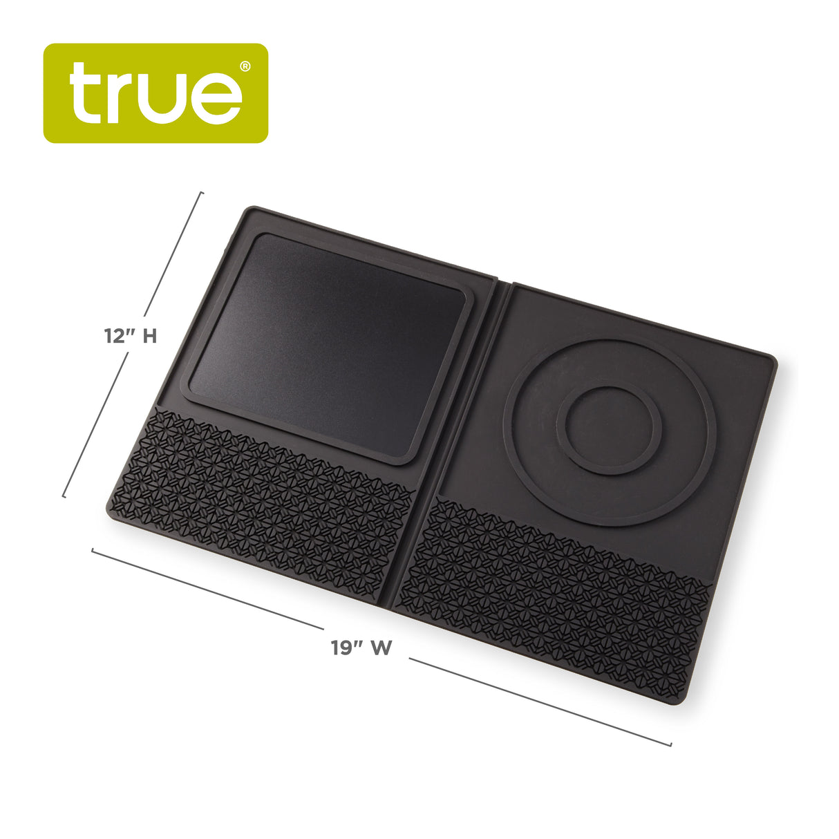 3-in-1 Silicone Bar Mat in Black