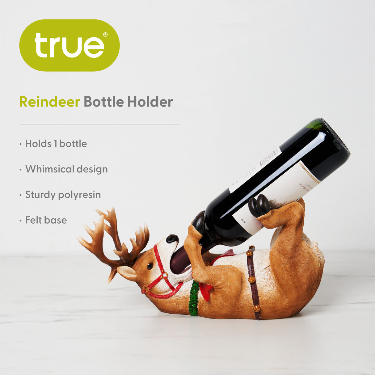 Rosy Reindeer Bottle Holder