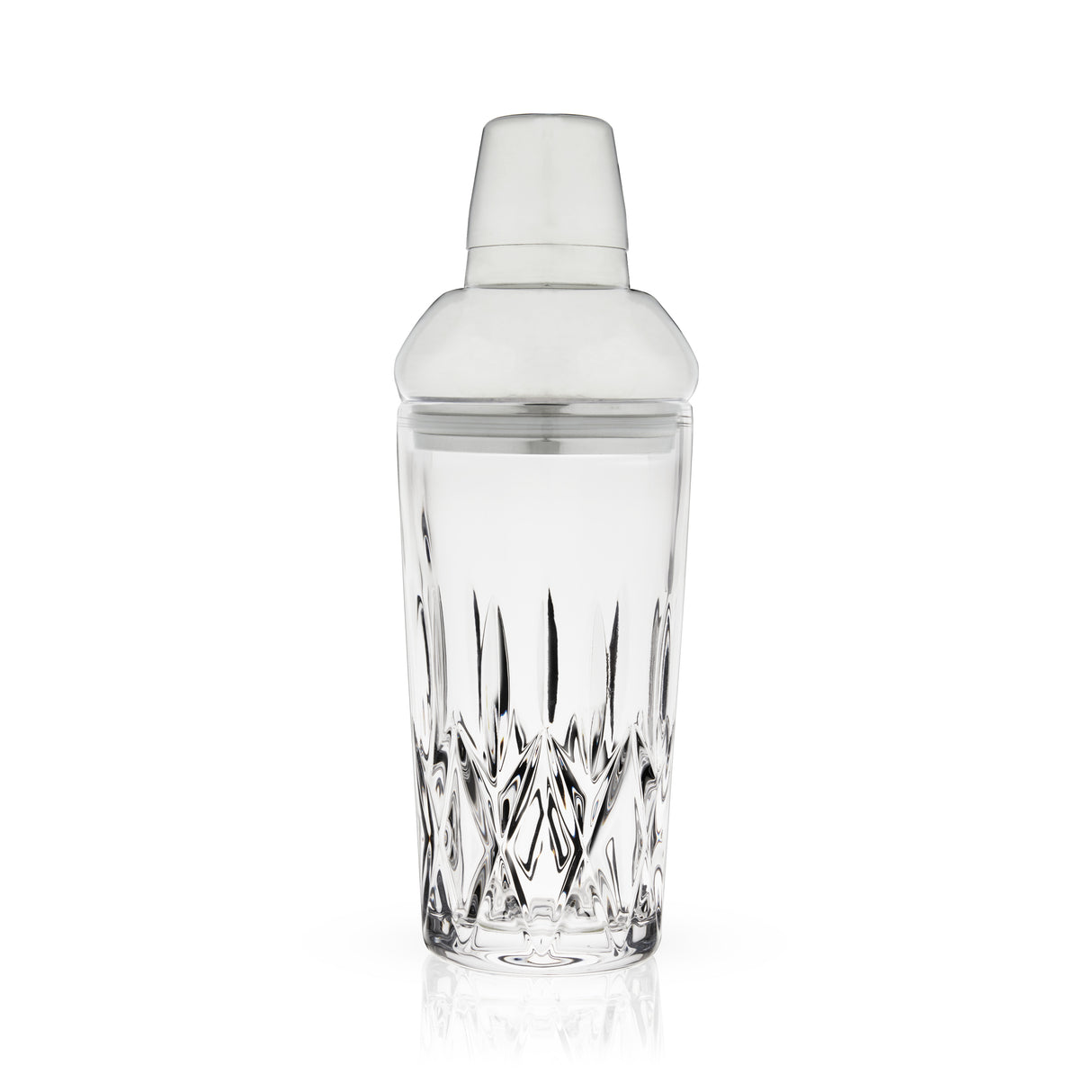 Admiral Crystal Cocktail Shaker in Stainless Steel