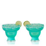 Margarita FREEZE Cooling Cup in Aqua, Set of 2