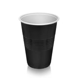 Party 16 oz Plastic Cups in Black, Set of 50