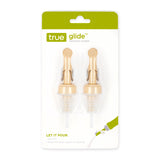 Glide Weighted Pour Spout in Gold, Set of 2