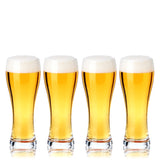 Wheat Beer Glasses, Set of 4