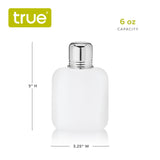 Rogue 6 oz Plastic Flask in White