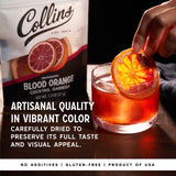 Dehydrated Blood Orange Cocktail Garnish, 1.3 oz