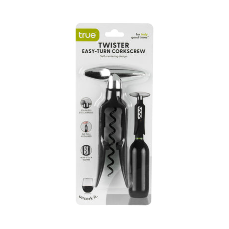Twister Easy-Turn Corkscrew in Black