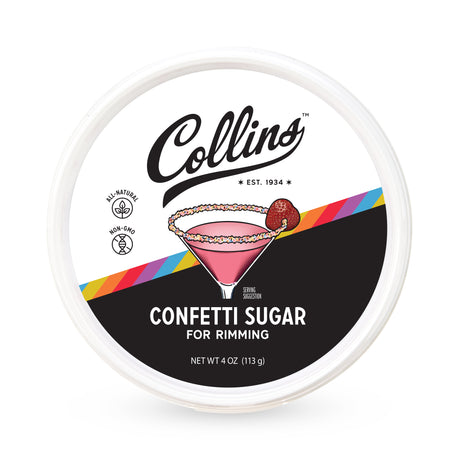 Confetti Rimming Sugar, 4 oz