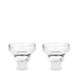 Glass FREEZE Margarita Cooling Cup, Set of 2