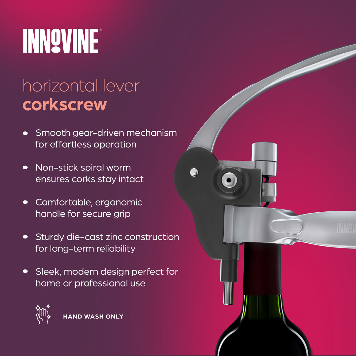 Horizontal Lever Corkscrew