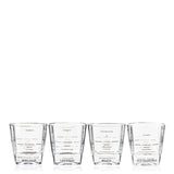 Recipe Rocks Glasses, Set of 4