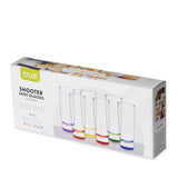 Shooter 2 oz Shot Glasses in Assorted Colors, Set of 6
