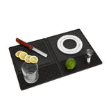 3-in-1 Silicone Bar Mat in Black