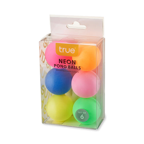 Party Beer Pong Balls in Assorted Colors, 6ct