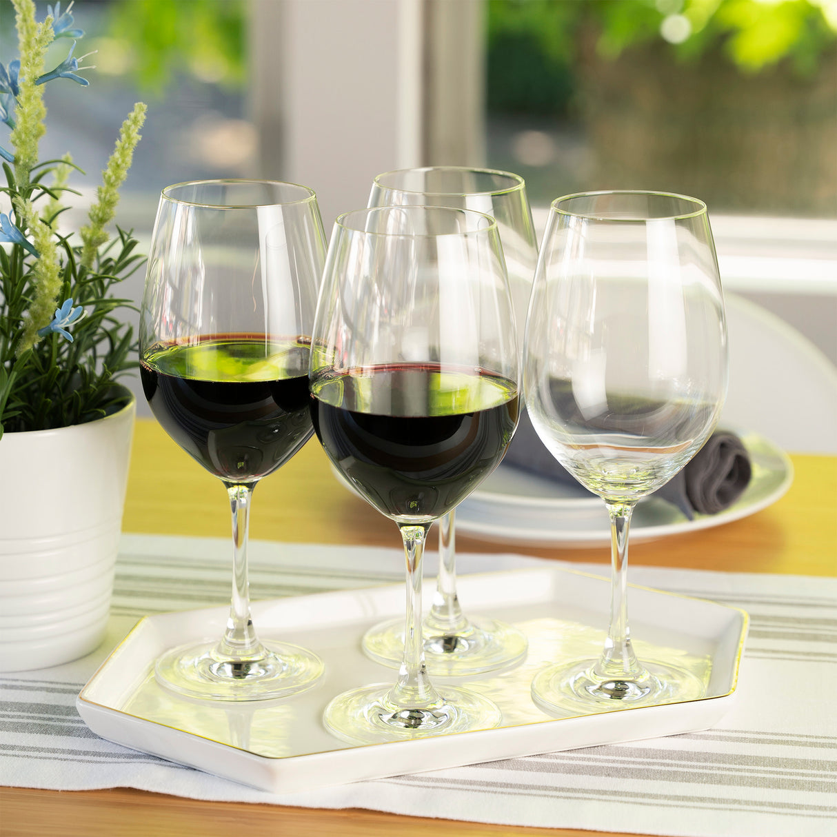 Wine Lovers Bordeaux Wine Glass, Set of 4